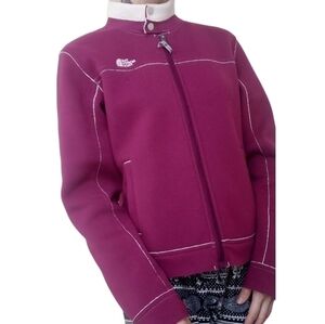 The North Face Sherpa Lined Jacket Burgundy Medium